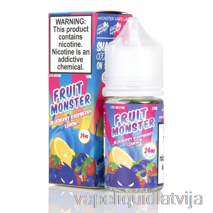 Melleņu Aveņu Citronu - Augļu Monstru Sāļi - 30ml 24mg Vape šķidrums